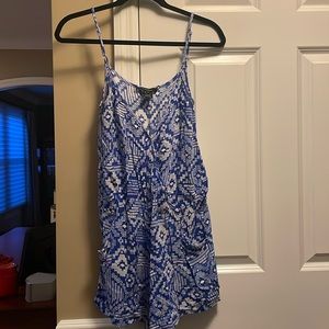 blue romper